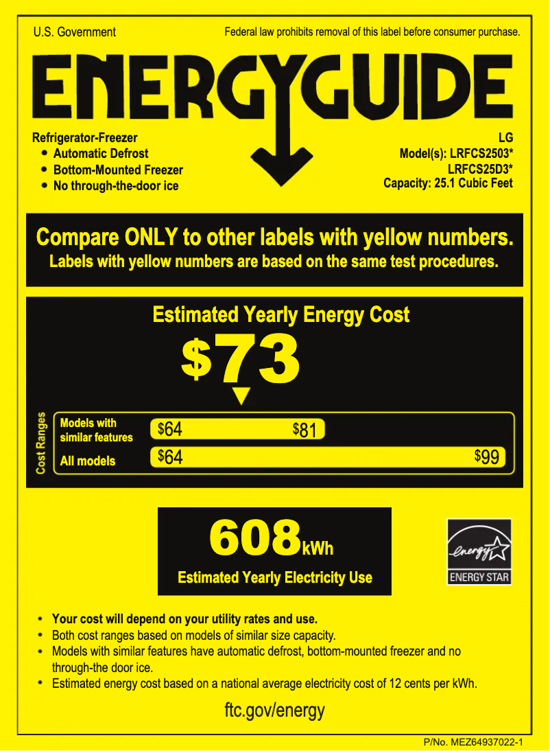 Image de la première page du manuel de l'appareil LRFCS25D3S