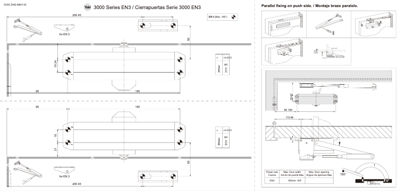 Page 1 de la notice Manuel utilisateur Yale 3000 Series