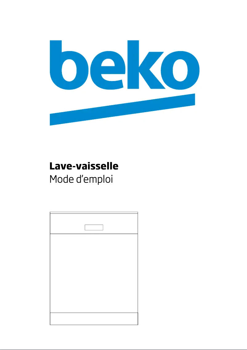 Page 1 de la notice Manuel utilisateur Beko DFN16210W