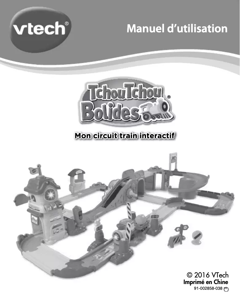 Image de la première page du manuel de l'appareil Mon circuit train interactif
