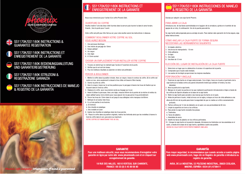 Page 1 de la notice Manuel utilisateur Phoenix Lynx SS1173K