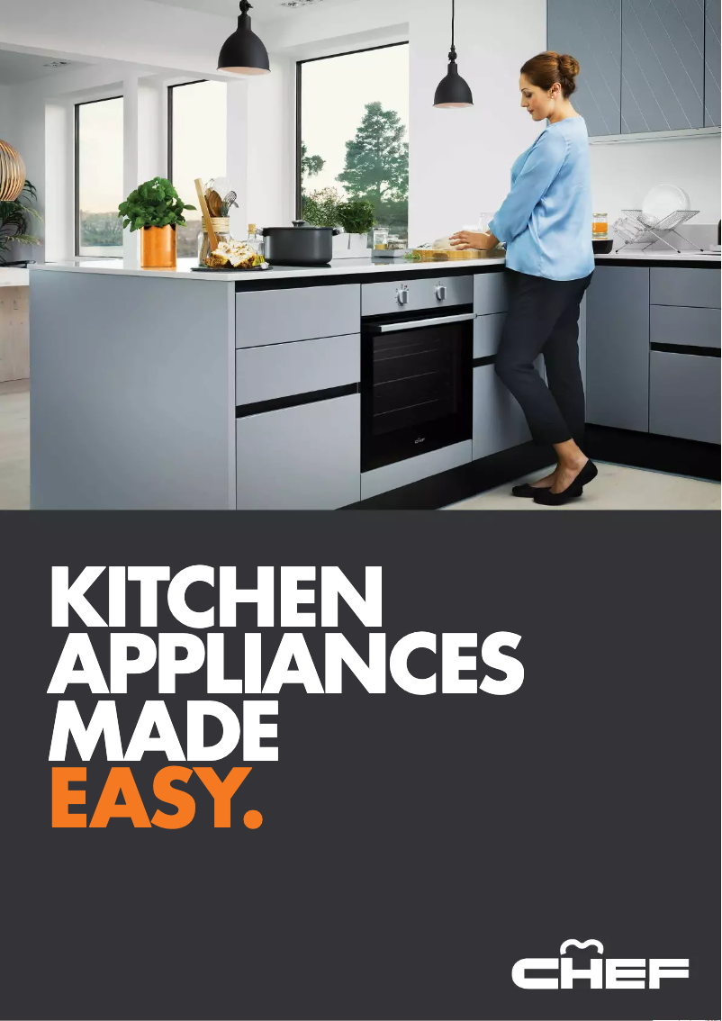 Page 1 de la notice Brochure Chef CHS942WB