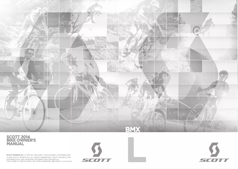 Page n°1 - Manuel utilisateur Scott BMX