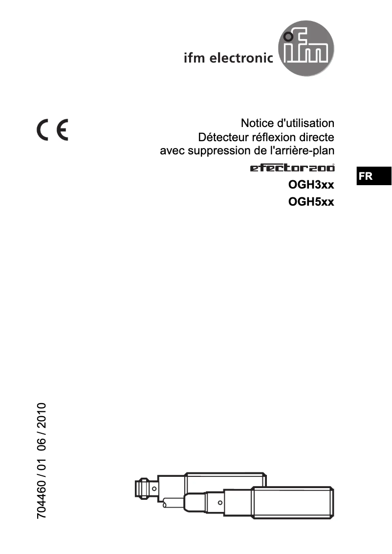 Image de la première page du manuel de l'appareil OGH300