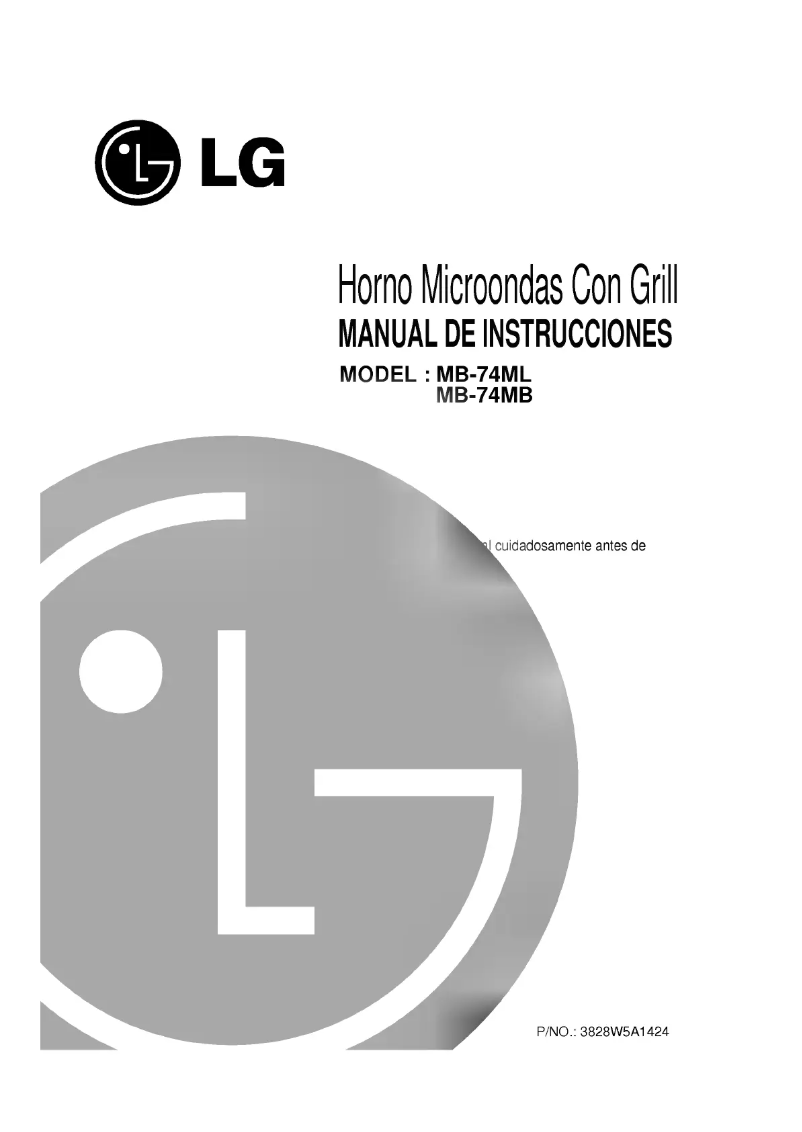 Page 1 de la notice Manuel utilisateur LG MB-74ML