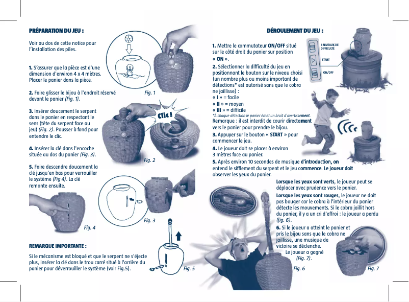 Page 1 de la notice Manuel utilisateur MEGABLEU Cobrattack