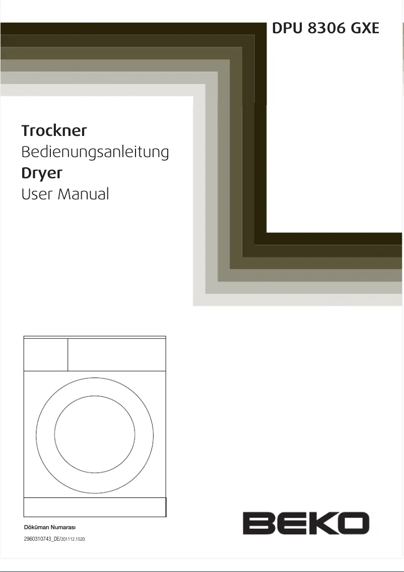 Imagen de la primera página del manual del dispositivo DPU 8306 GXE