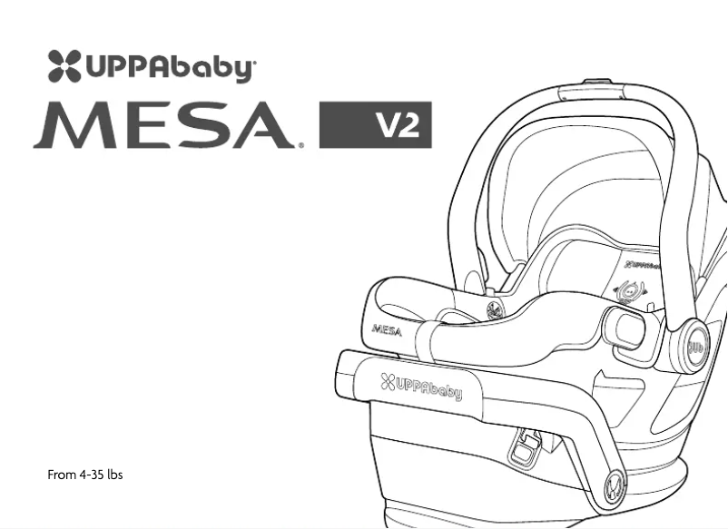 Page 1 de la notice Manuel utilisateur UPPAbaby Mesa V2