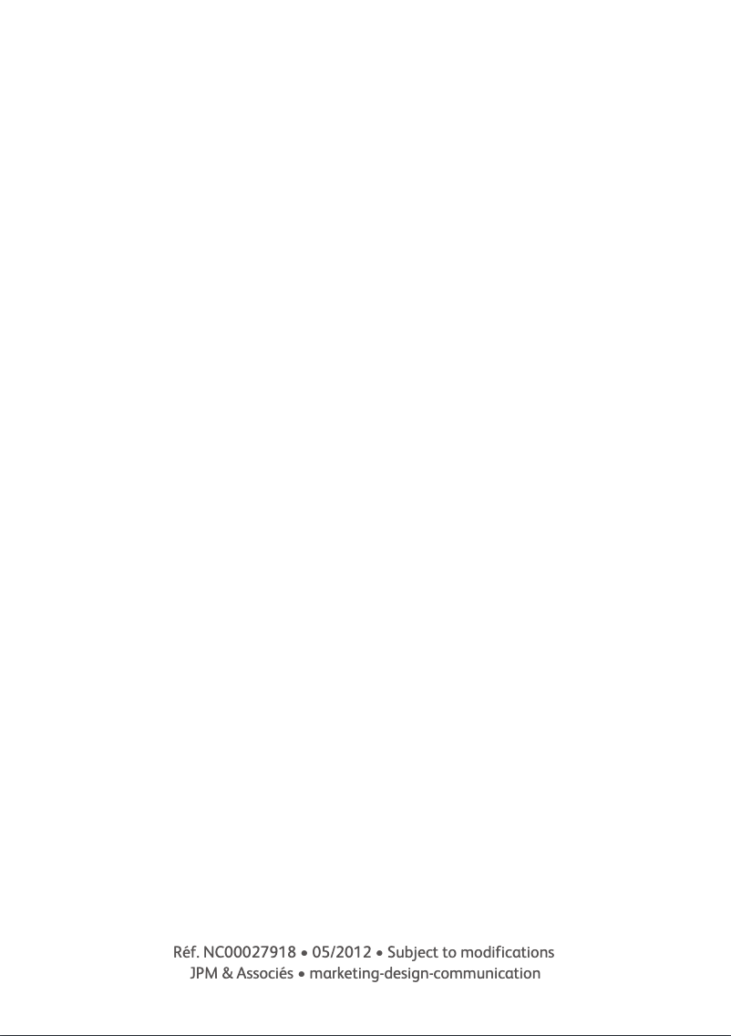 Image de la première page du manuel de l'appareil Cereal & Co RK202