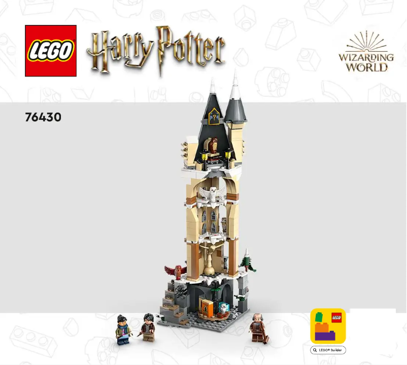 Page 1 de la notice Manuel utilisateur Lego Harry Potter 76430
