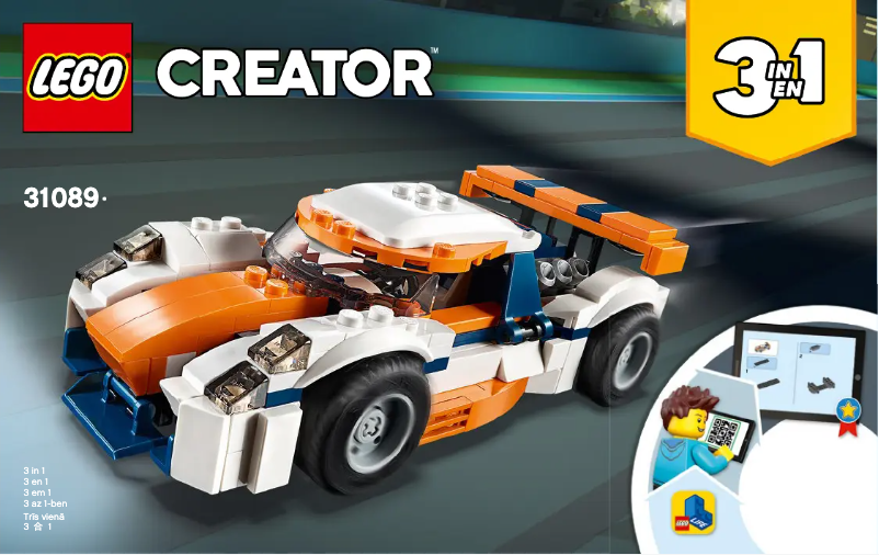 Page n°1 - Manuel utilisateur Lego Creator 31089