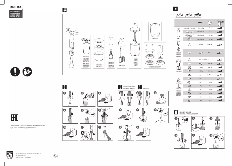 Página 1 del manual Guía de inicio rápido Philips Viva Collection HR2657