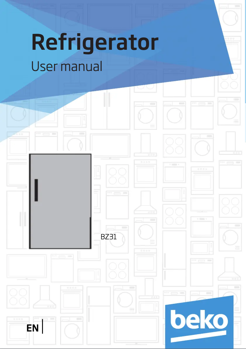 Page 1 de la notice Manuel utilisateur Beko BZ31