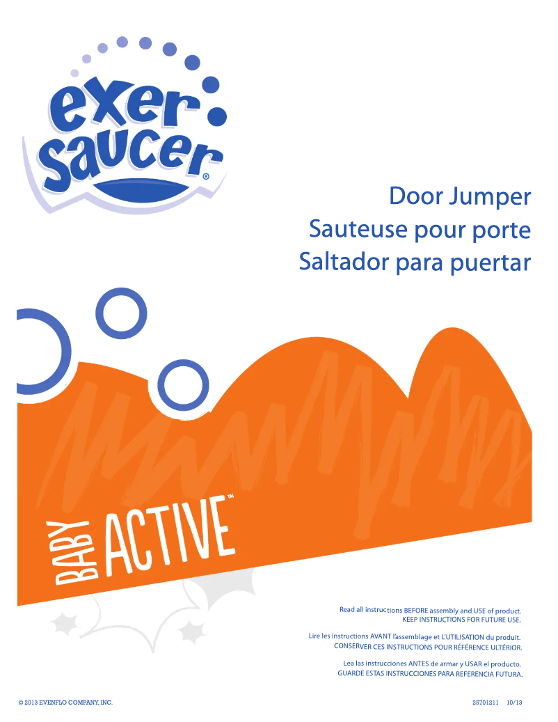 Página 1 del manual Manual de usuario Exersaucer Door Jumper