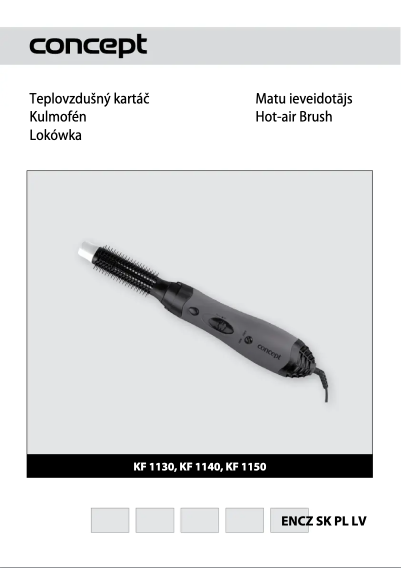 Image de la première page du manuel de l'appareil KF-1140HI