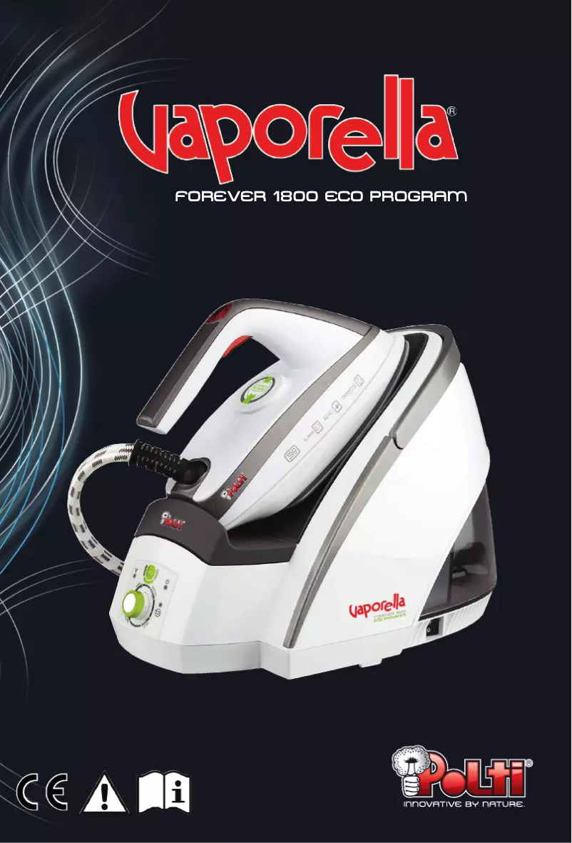 Imagen de la primera página del manual del dispositivo Vaporella Forever 1800 ECO PROGRAM
