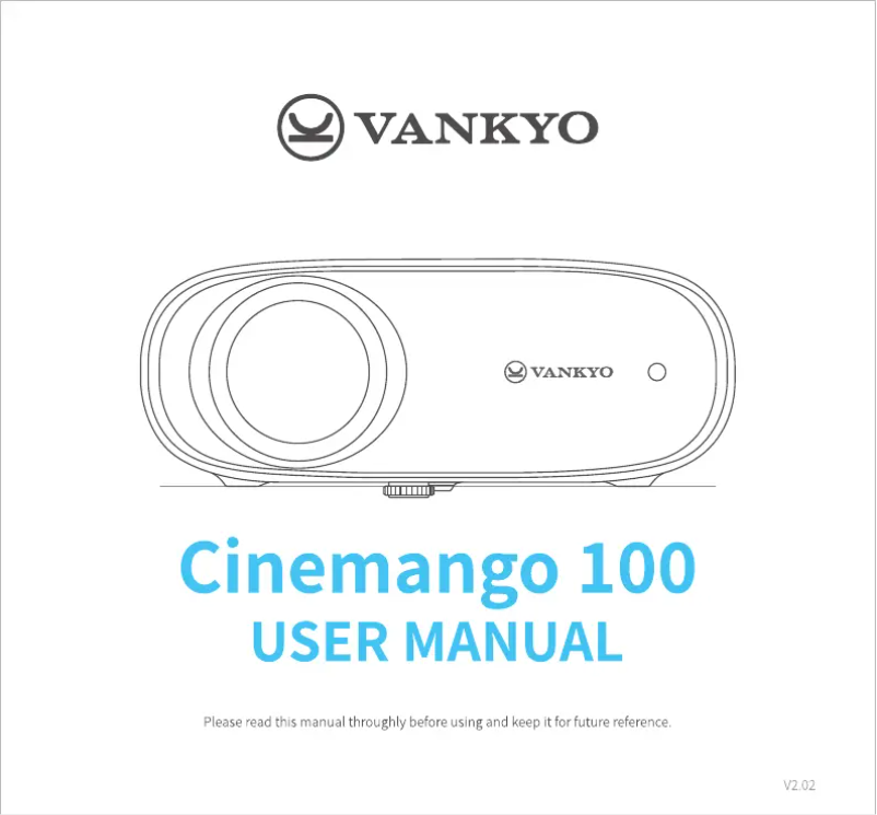 Page n°1 - Manuel utilisateur Vankyo Cinemango 100
