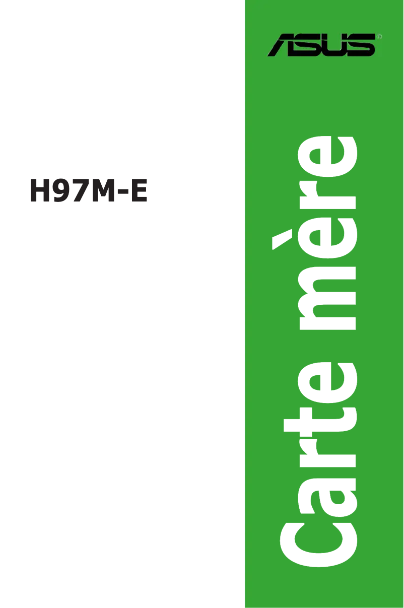 Image de la première page du manuel de l'appareil H97M-E