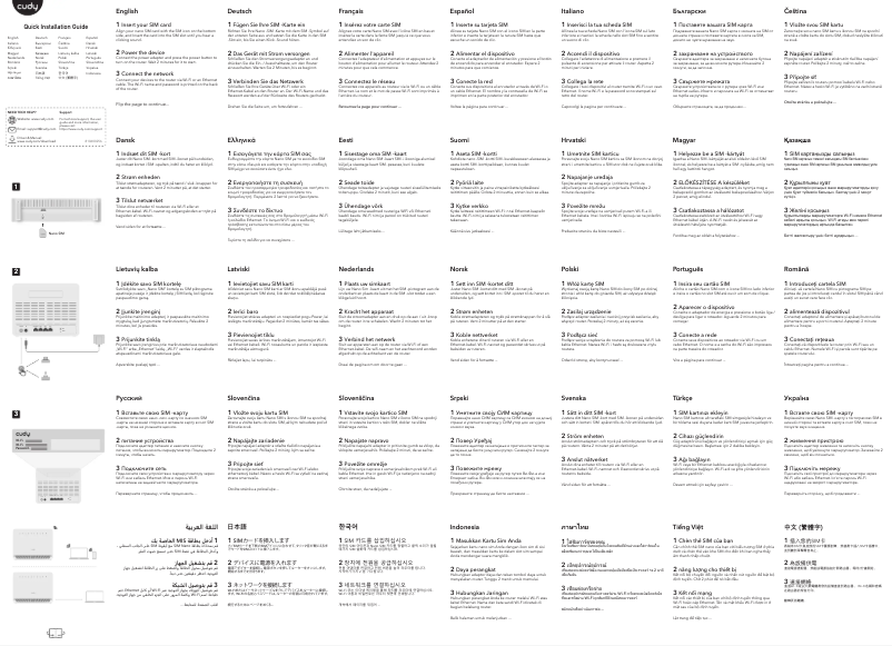 Página 1 del manual Manual de usuario Cudy LT500E