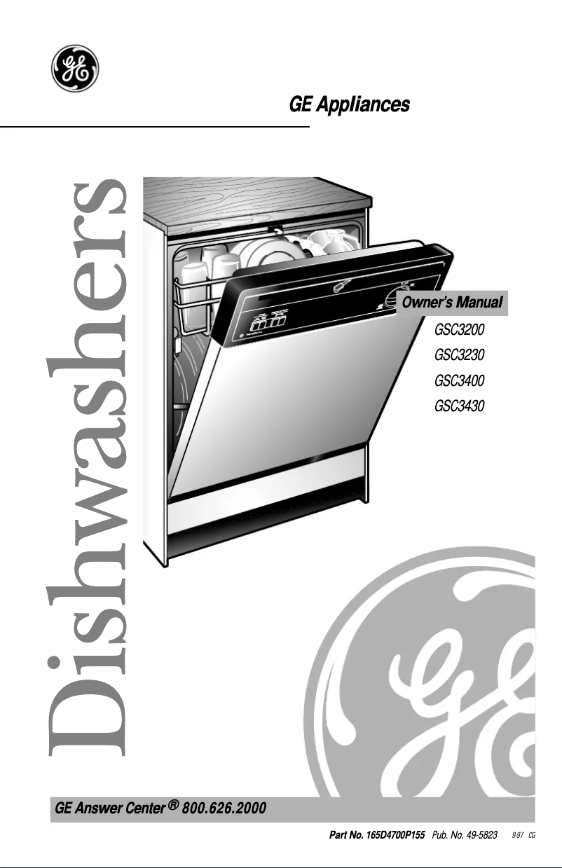 Página 1 del manual Manual de uso y mantenimiento GE GSC3400ZBL