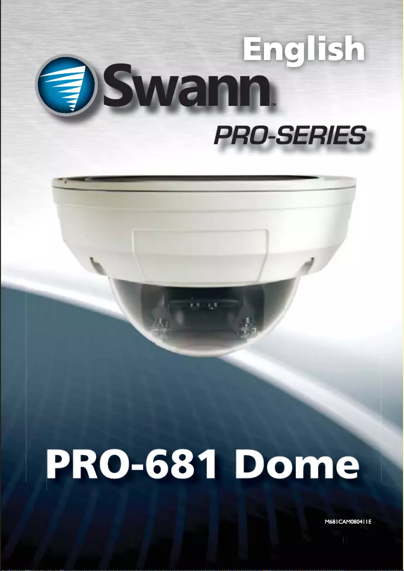 Página 1 del manual Manual de usuario Swann Pro-681