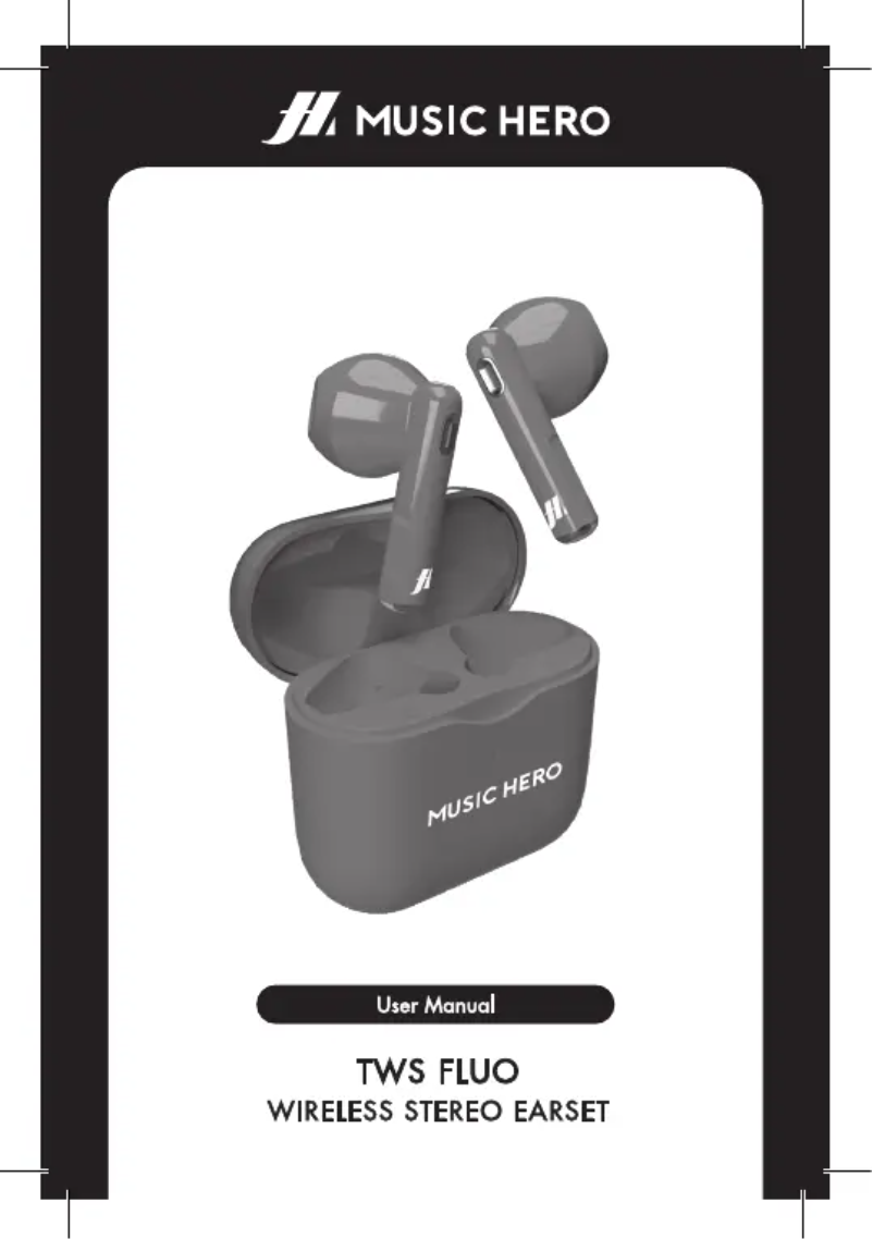 Image de la première page du manuel de l'appareil TWS Fluo