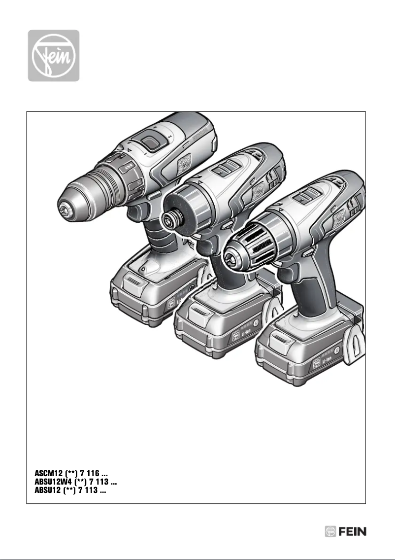 Page 1 de la notice Manuel utilisateur Fein ABSU 12 Select