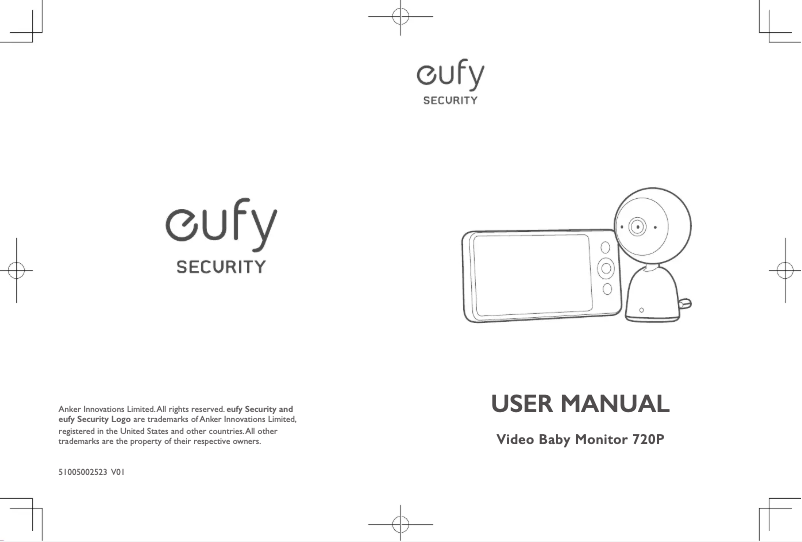 Page n°1 - Manuel utilisateur Eufy Video Baby Monitor 720P