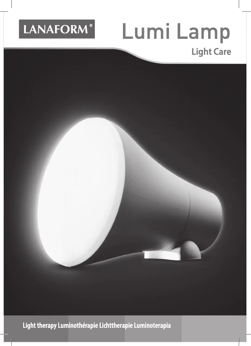 Page n°1 - Manuel utilisateur Lanaform Lumi Lamp