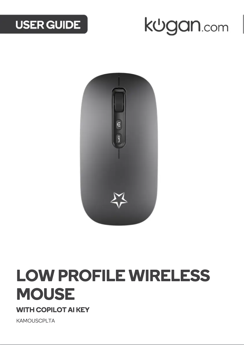 Page 1 of the manual User Manual Kogan KAMOUSCPLTA