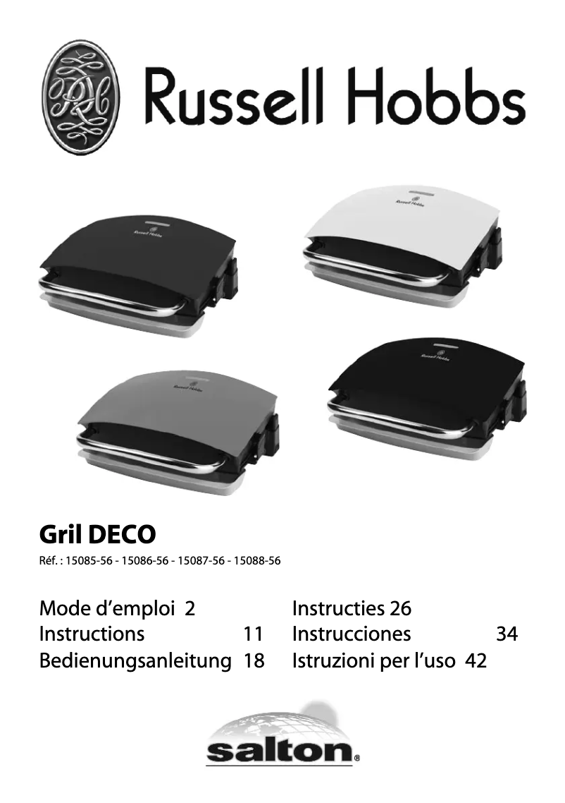 Página 1 del manual Manual de usuario Russell Hobbs 15085-56