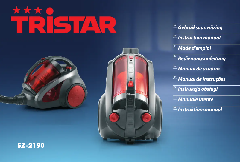 Page n°1 - Manuel utilisateur TriStar SZ-2190