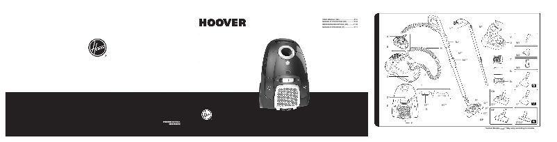 Page 1 de la notice Manuel utilisateur Hoover Telios Extra TX50PET 021