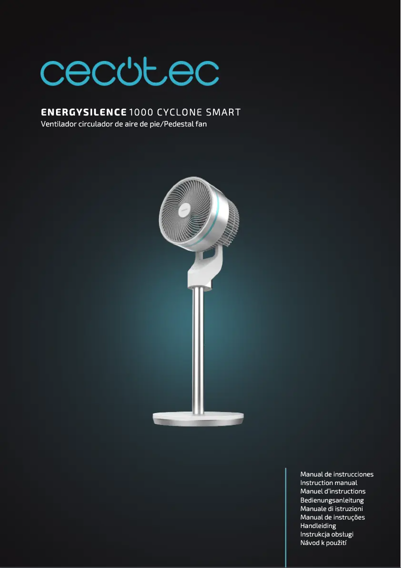 Page 1 de la notice Manuel utilisateur Cecotec EnergySilence 1000 Cyclone Smart
