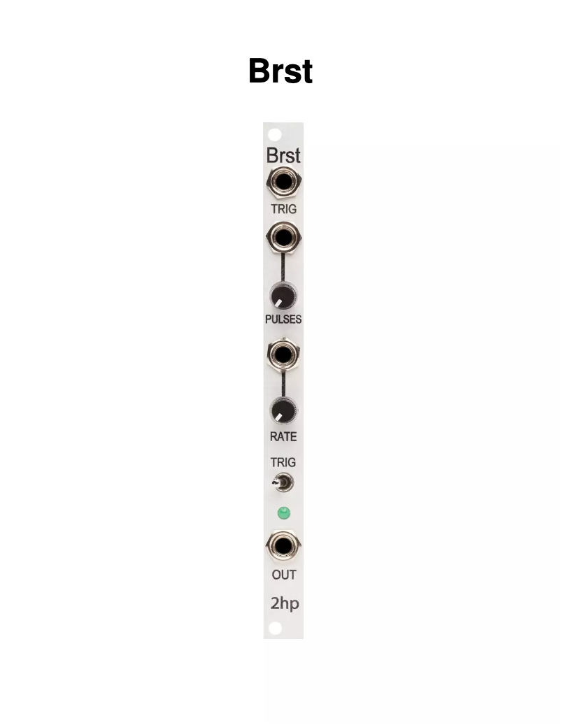 Page n°1 - Manuel utilisateur 2hp Brst