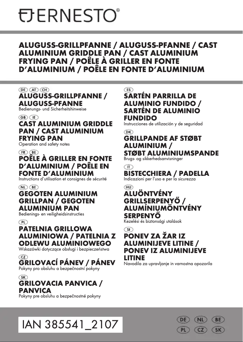 Image de la première page du manuel de l'appareil IAN 291953