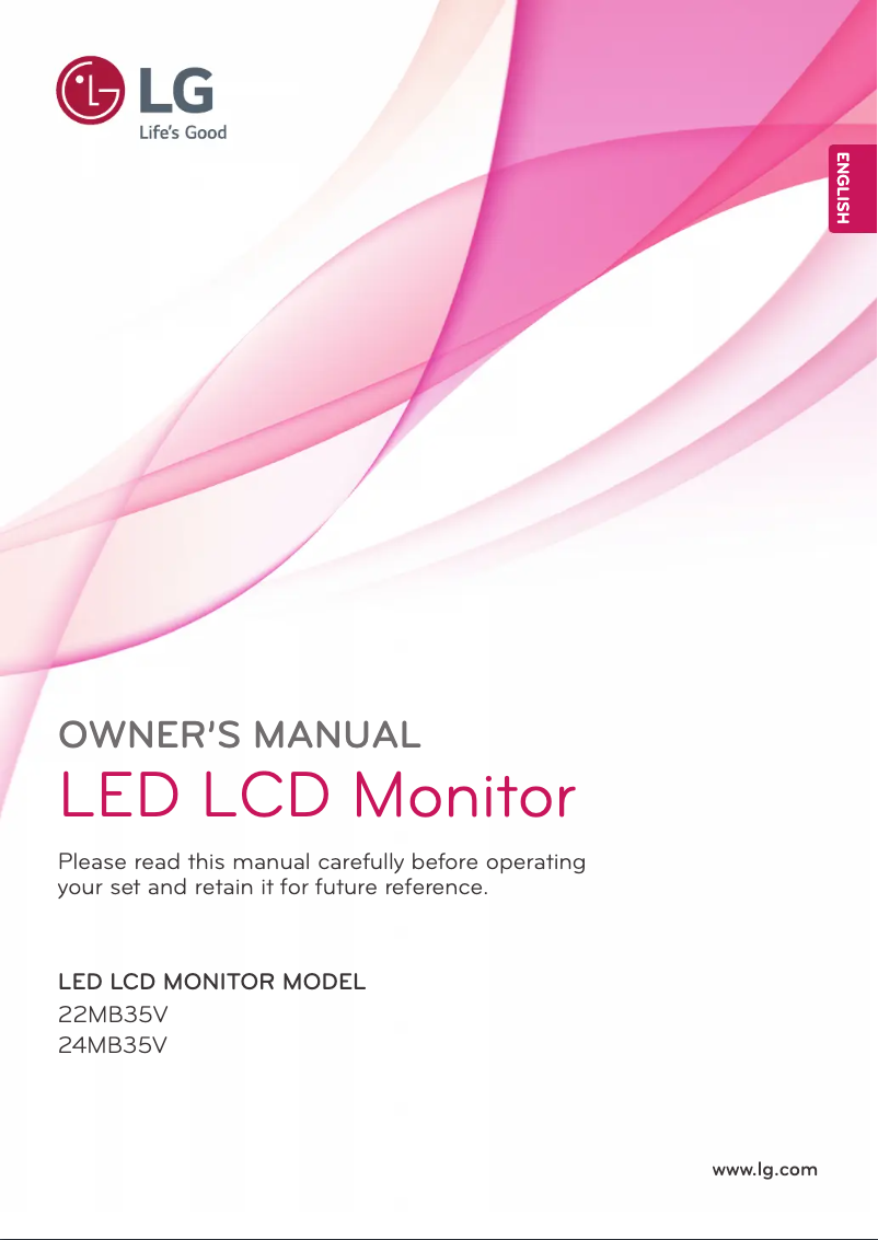 Page n°1 - Manuel utilisateur LG 22MB35V-I