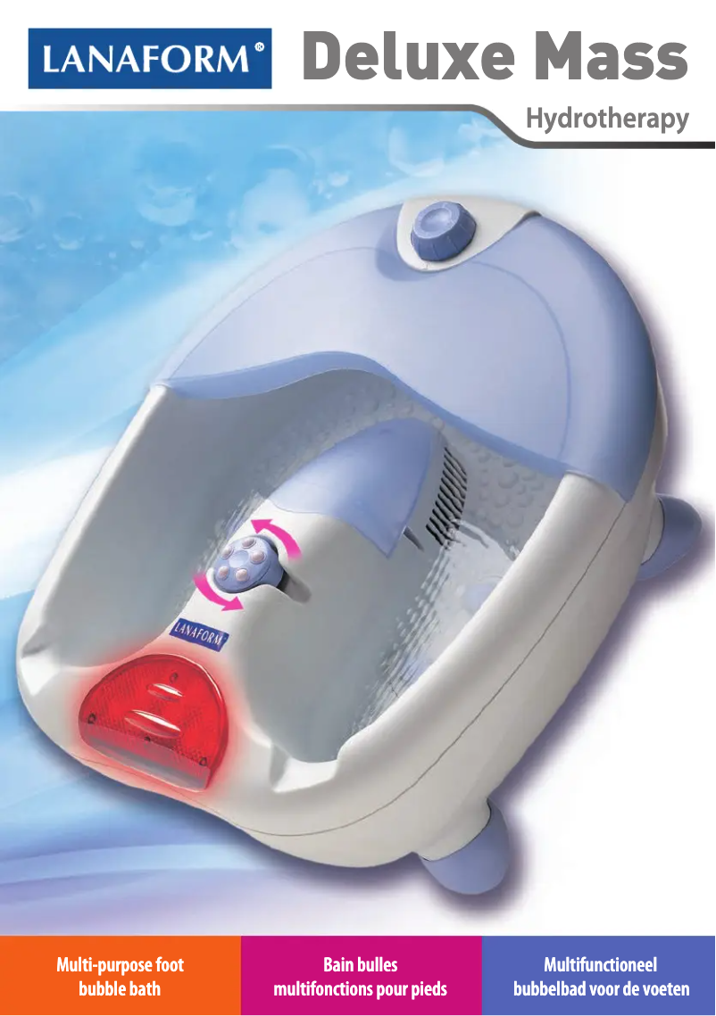 Image de la première page du manuel de l'appareil Deluxe Mass