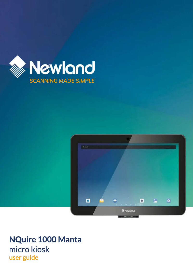 Página 1 del manual Manual de usuario Newland NQuire 1000 Manta II