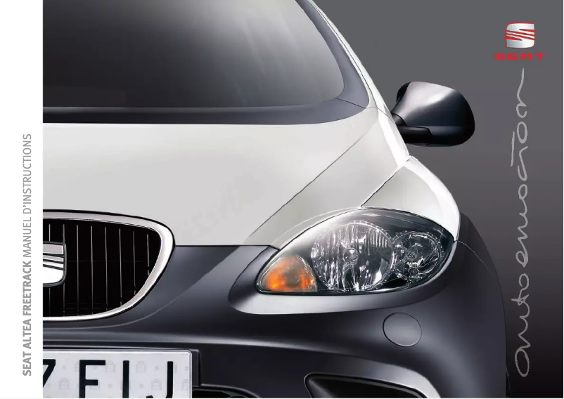 Page 1 de la notice Manuel utilisateur Seat Altea Freetrack (2009)