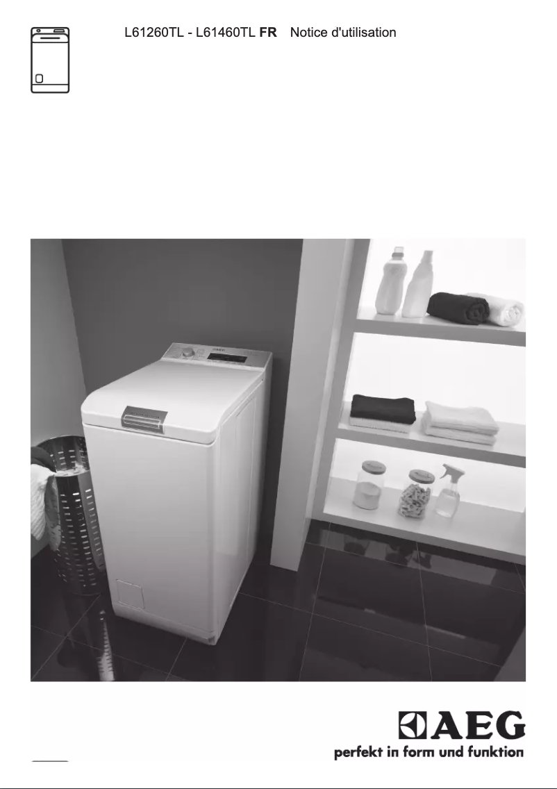Page n°1 - Manuel utilisateur AEG L61260TL