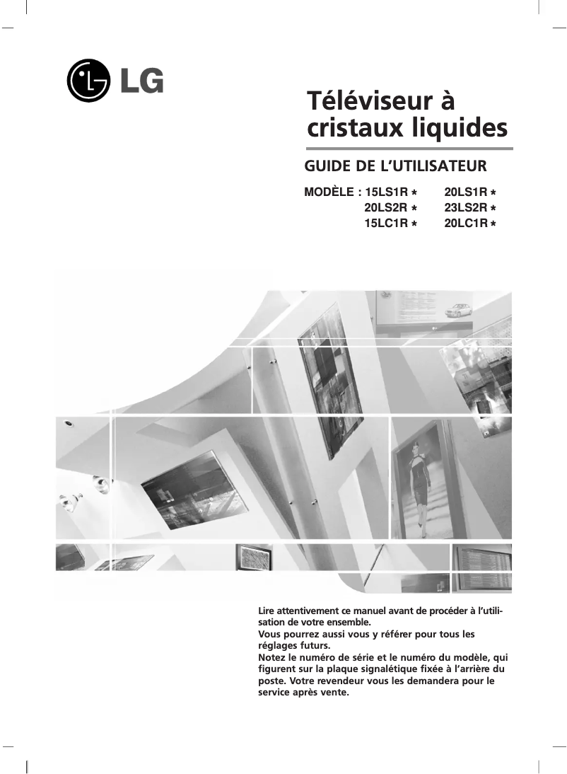 Image de la première page du manuel de l'appareil 23LS2R