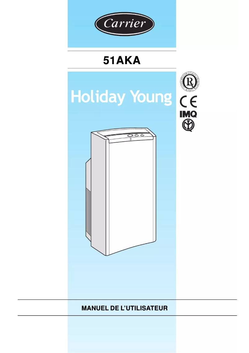 Image de la première page du manuel de l'appareil Holiday Young 51AKA65