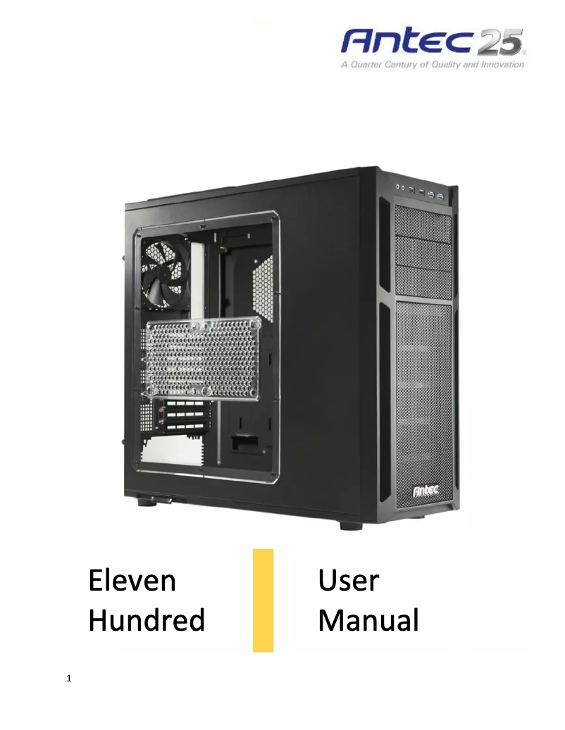 Image de la première page du manuel de l'appareil Eleven Hundred