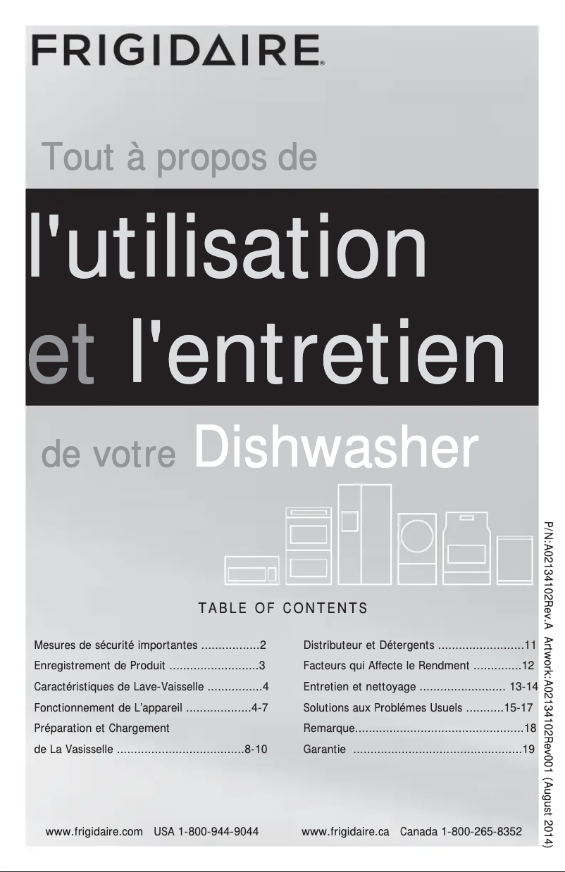 Image de la première page du manuel de l'appareil FFID2421QS