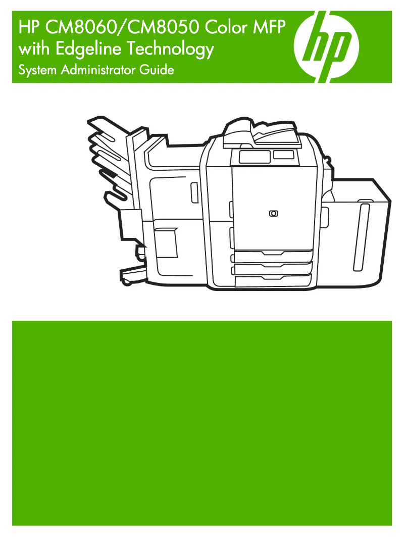 Page n°1 - Manuel utilisateur HP CM8050