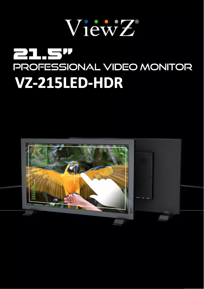 Page n°1 - Manuel utilisateur ViewZ VZ-215LED-HDR
