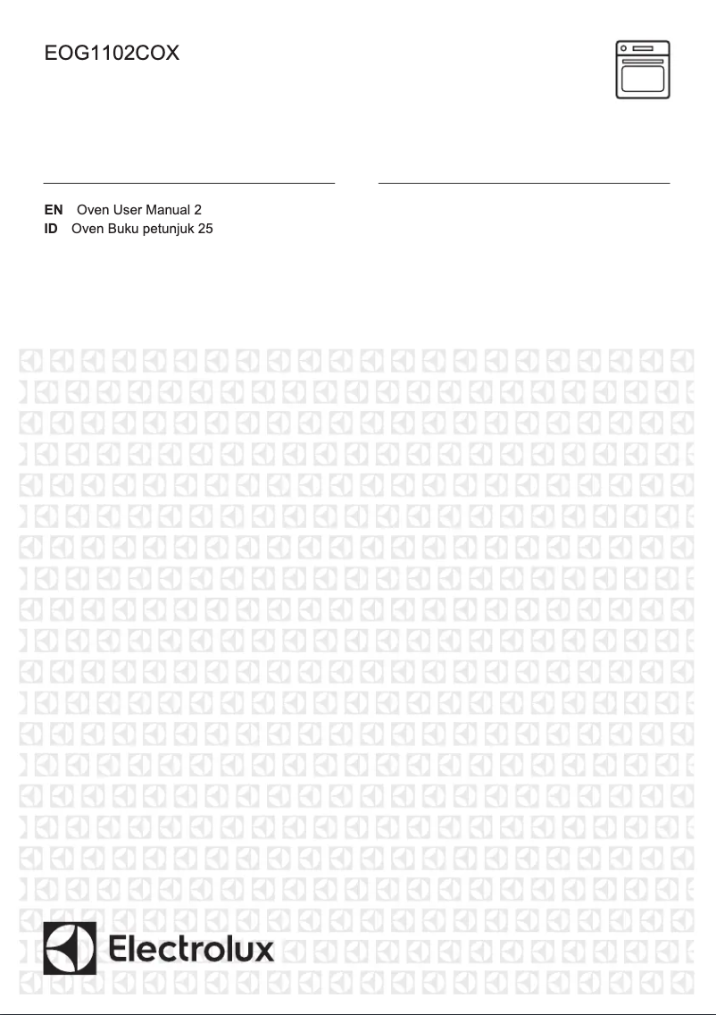 Page n°1 - Manuel utilisateur Electrolux EOG1102COX