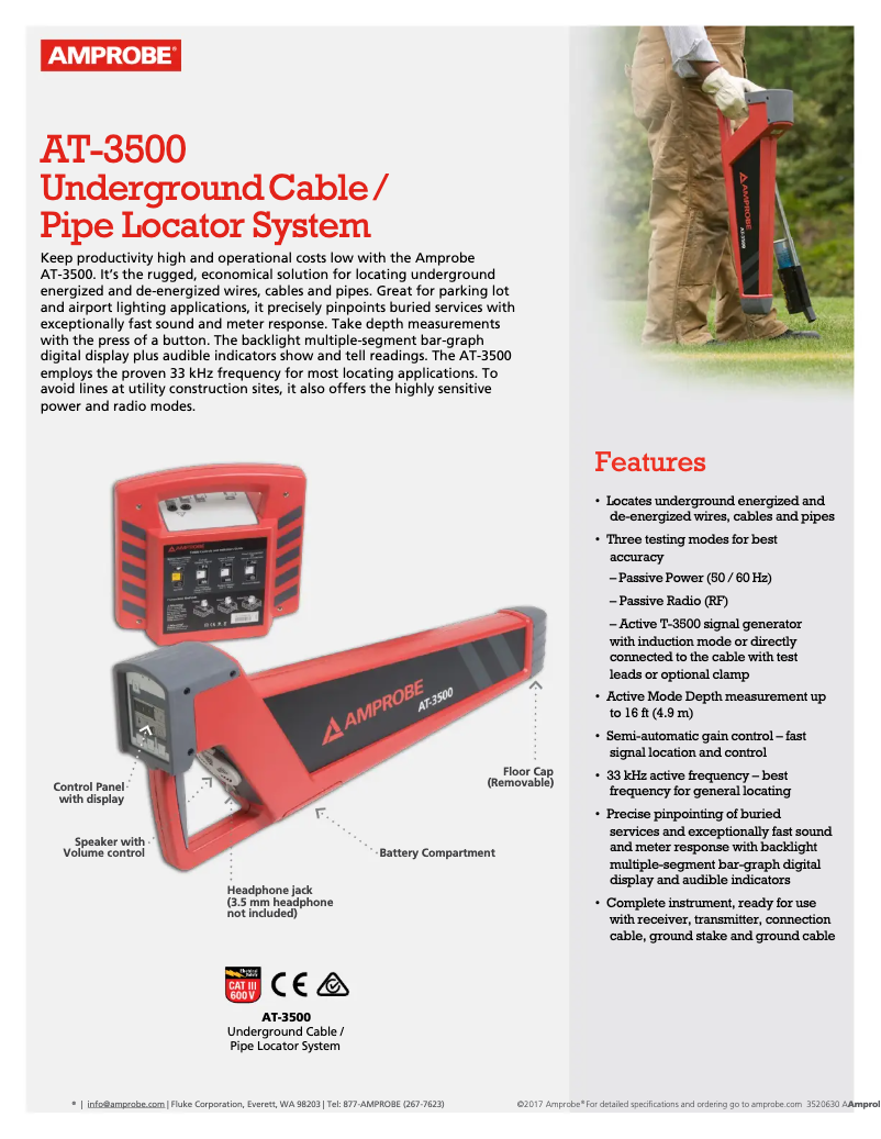 Imagen de la primera página del manual del dispositivo SC-3500