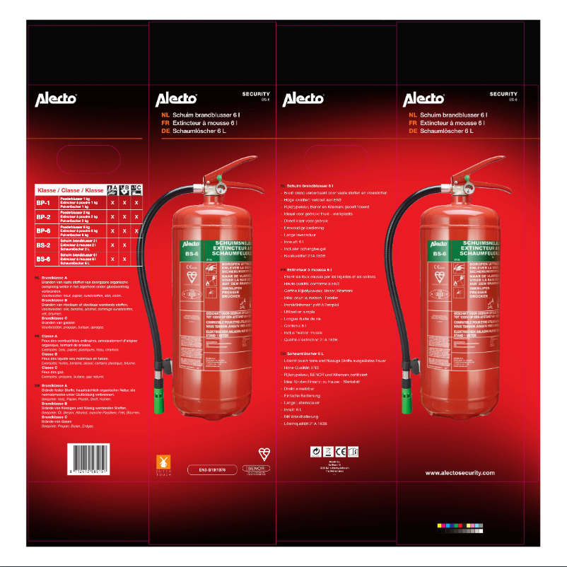 Page n°1 - Manuel utilisateur Alecto BS-6